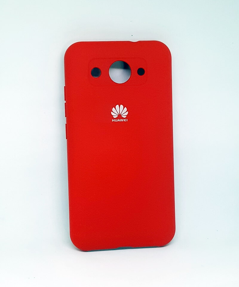 Чохол Silicone Case для Huawei Y3 2017 червоний-0